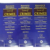 Ratanlal & Dhirajlal's Law of Crimes - A Commentary on Indian Penal Code by Sriniwas Gupta, Garima Chauhan [3 HB Vols 2023] | Bharat Law House